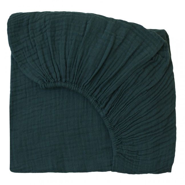 Fitted Sheet Teal Blue S022