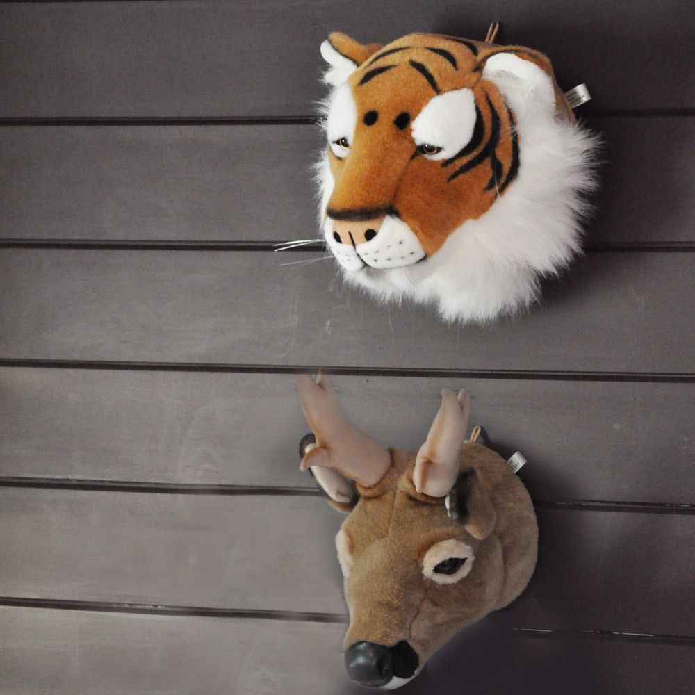 Tiger Wall Mount soft toy- Product image n°1