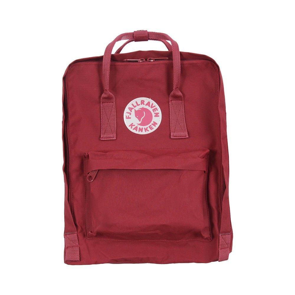 Zaino Mini Kanken medio Rosso Fjällräven Moda Teenager, Bambino