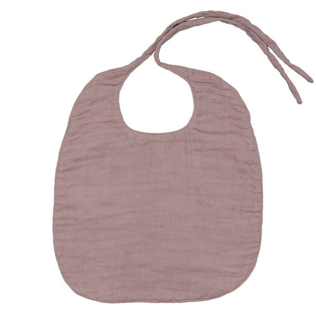 Bavoir rond Dusty Pink S007