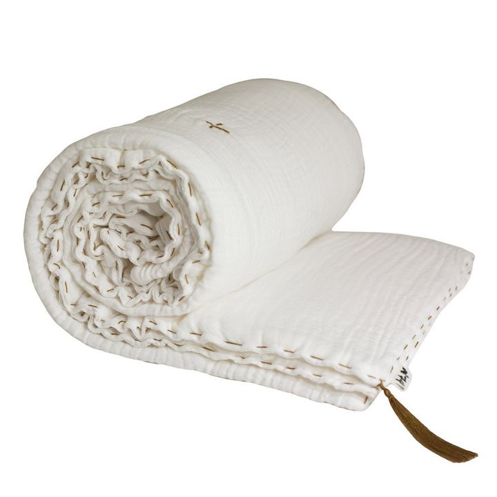 Quilted Blanket | White S001- Product image n°0