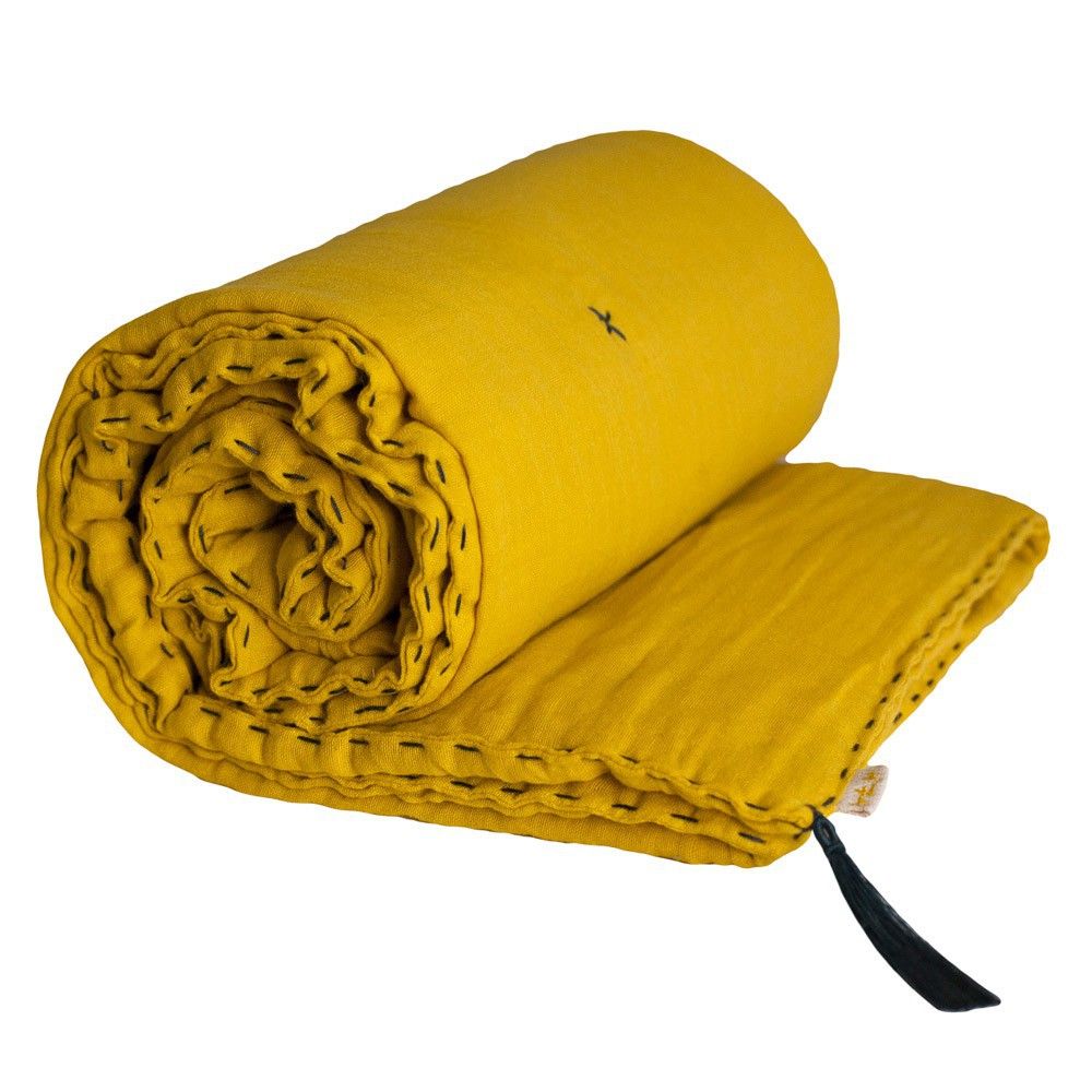 Numero 74 - Couverture ouatinée - Sunflower Yellow S028