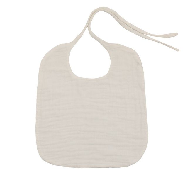 Round bib  | White S001