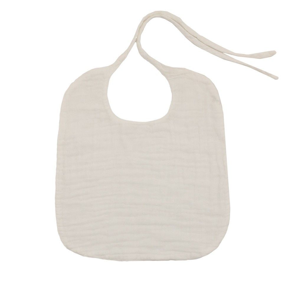 Numero 74 - Bavoir rond - White S001