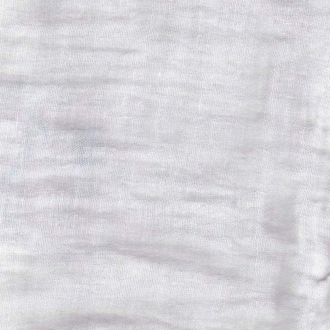 Babero redondo  | White S001
