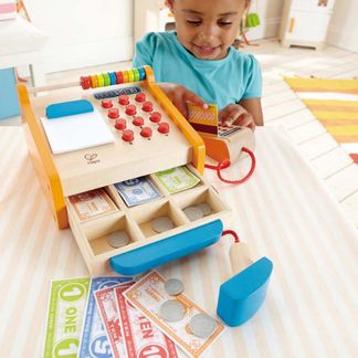 Hape Registrierkasse aus Holz Bunt-listing