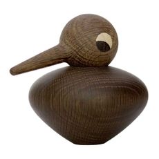 product-Architect Made Oiseau rond en chêne fumé par Kristian Vedel