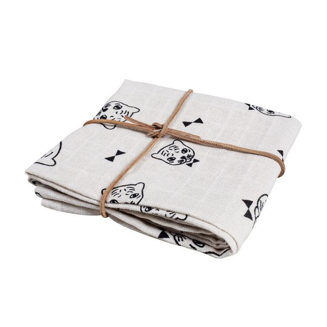 Set of 2 swaddling blankets by Audrey Jeanne