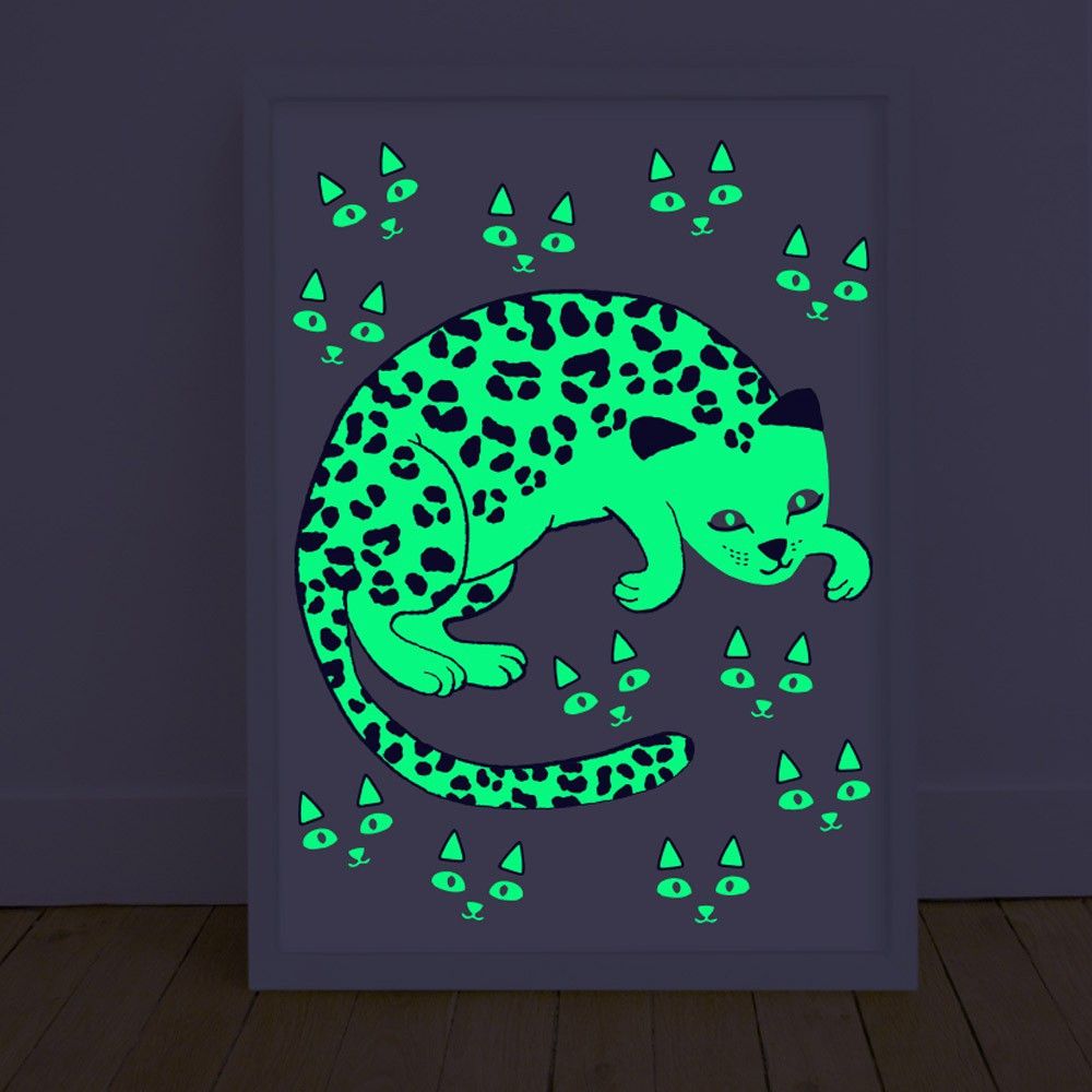 Leo glow-in-the-dark Poster- Product image n°1