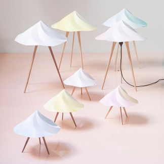 Moustache Chantilly Lampe grosses Modell-listing