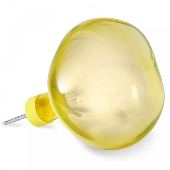 Bubble large glass hook - Yellow | Yellow