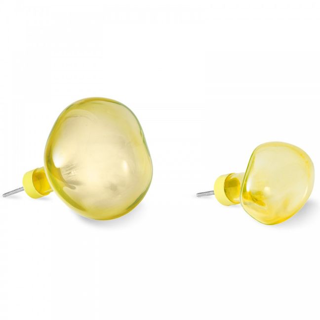Bubble large glass hook - Yellow | Yellow