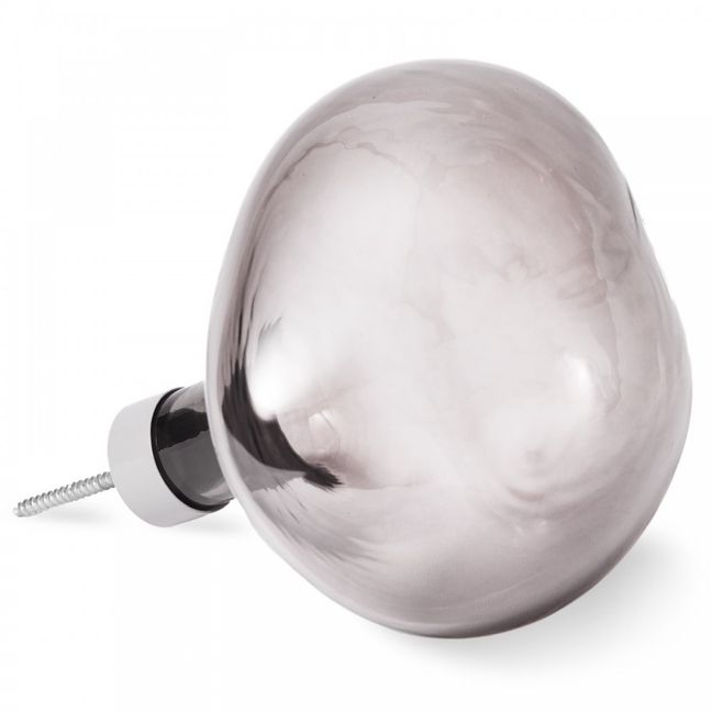 Appendiabiti in vetro Bubble grande - Grigio | Grigio