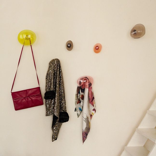 Bubble large glass hook - Grey | Grey