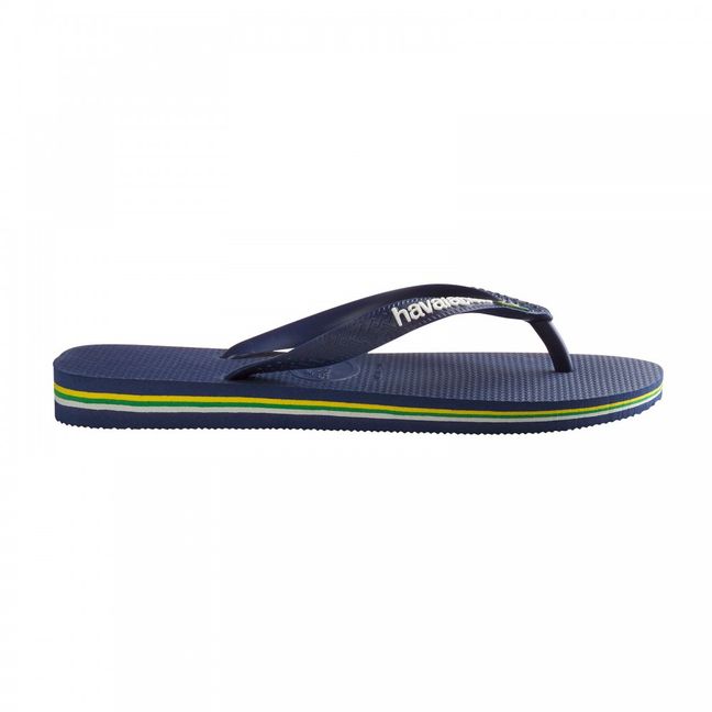 Infradito Brasile Logo | Blu marino