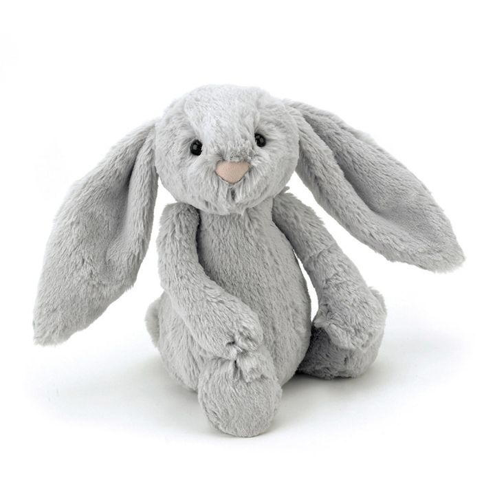 Coniglietto Bashful dalle orecchie grandi - Grigio- Immagine del prodotto n°0
