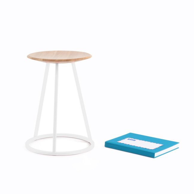 Gustave stool - white