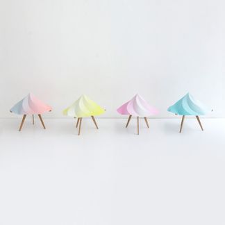 Moustache Chantilly Lampe kleines Modell-listing