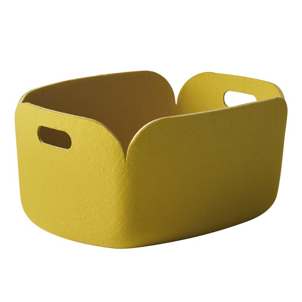 Muuto - Panier de rangement Restore - Jaune
