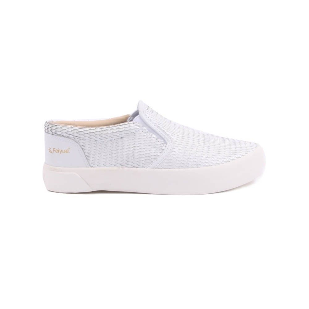 Scales Slip-ons White Feiyue Shoes Teen