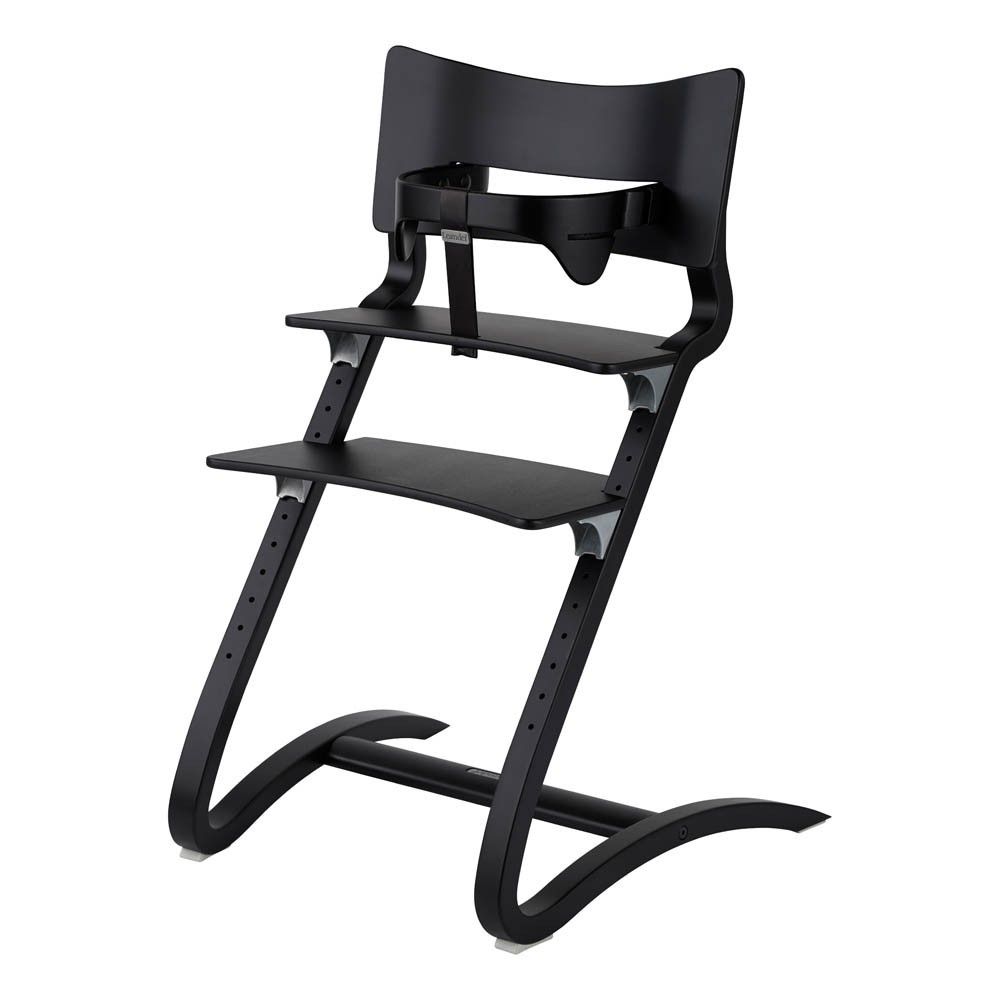 Leander - Chaise haute avec arceau - Noir