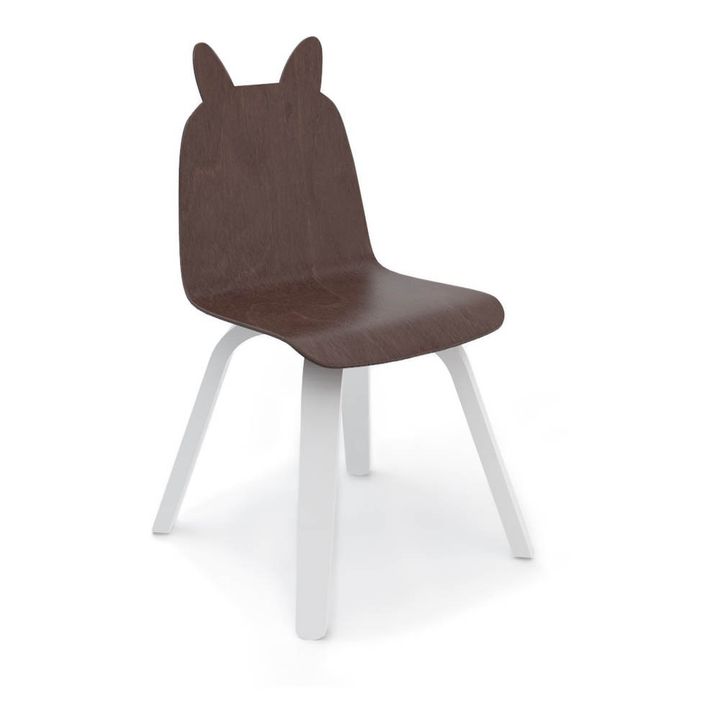 Rabbit Walnut Play Chairs - Set of 2- Product image n°0
