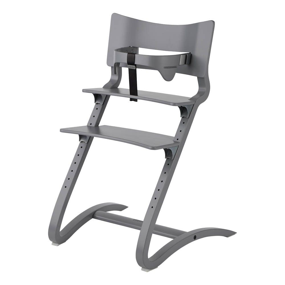 Leander - Chaise haute avec arceau - Gris