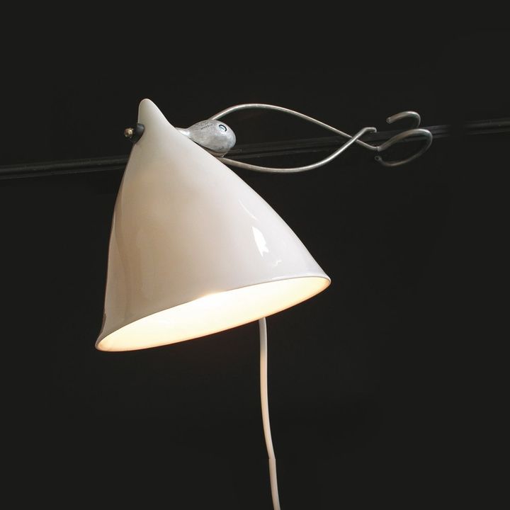 Lampe à pincer Cornette en porcelaine brillante- Image produit n°5