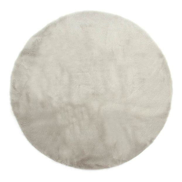 Tapis Rond Gris Clair