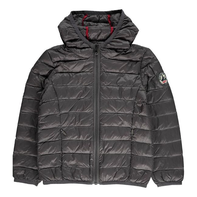 Piumino Leggero Cappuccio Hugo | Grigio antracite