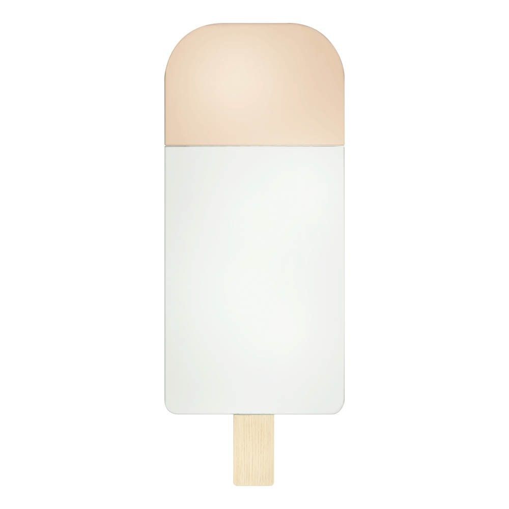 EO - Miroir Ice Cream par Tor & Nicole Vitner Servé - 22x57 cm - Rose