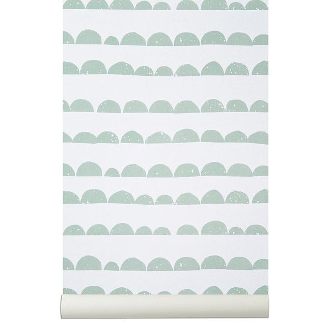 Half-moon Wallpaper - mint green