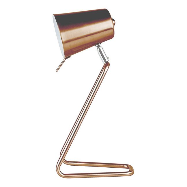 Z Copper Table Lamp | Copper red
