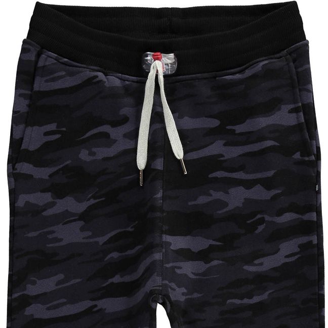 Camoflage Loose Joggers Navy blue