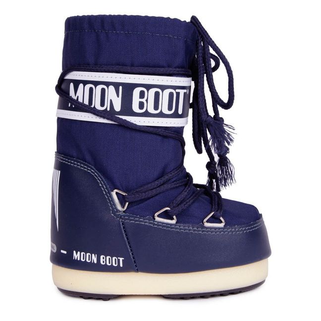 Nylon Moon Boot | Navy blue