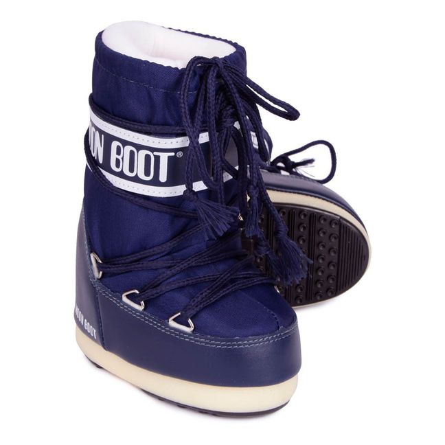 Nylon Moon Boot | Navy blue