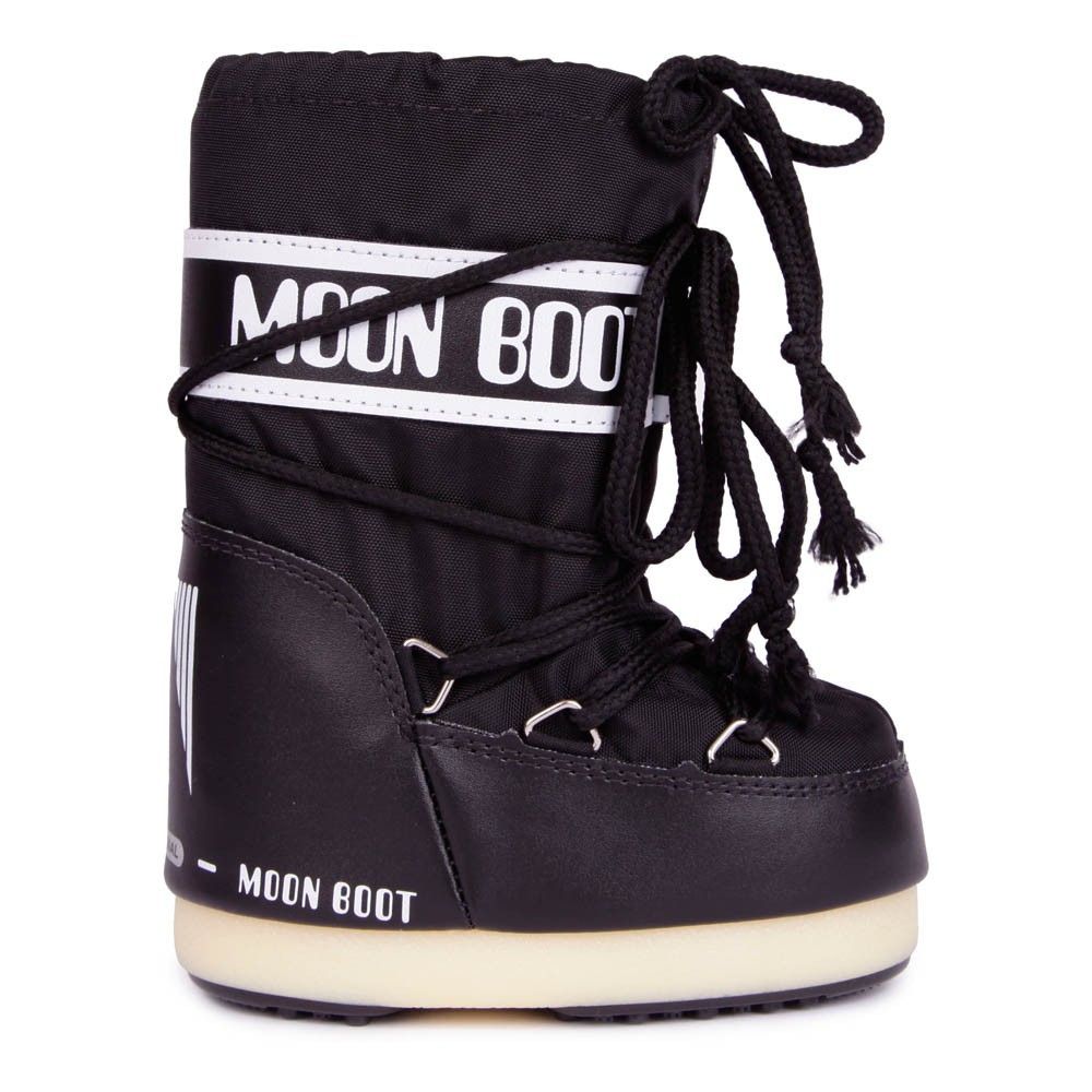 Womens Moon Boot black Nylon Moon Boots