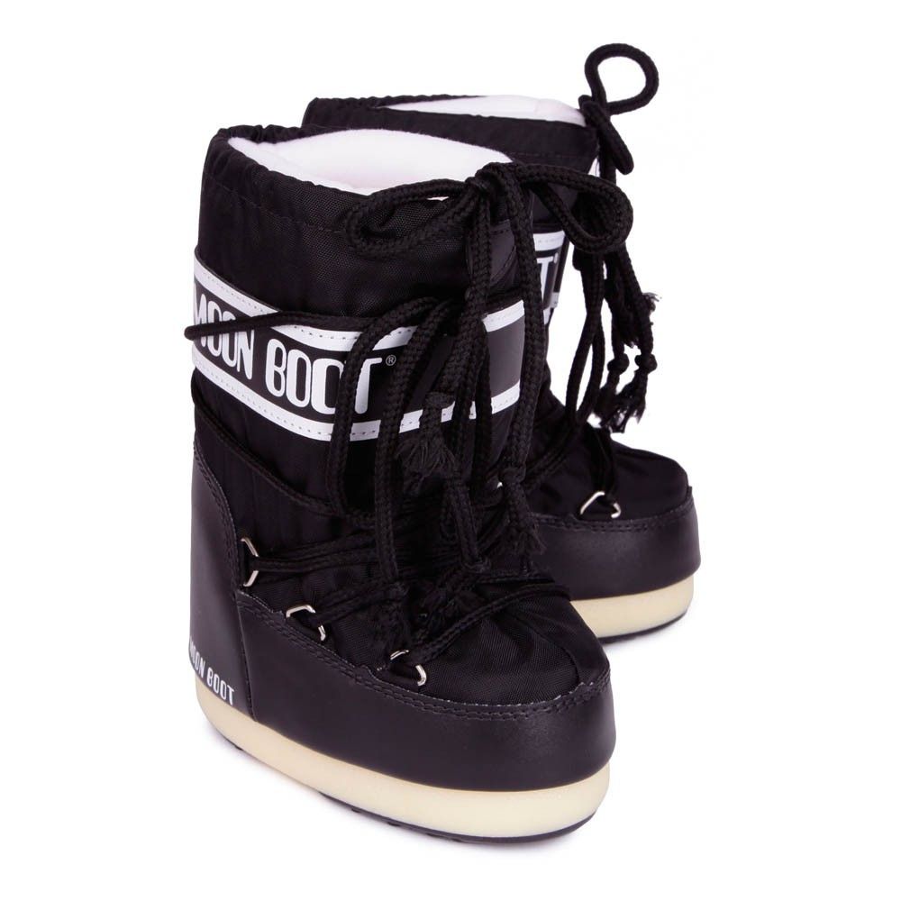 Nylon Moon Boot Black Moon Boot Shoes Teen , Baby , Children