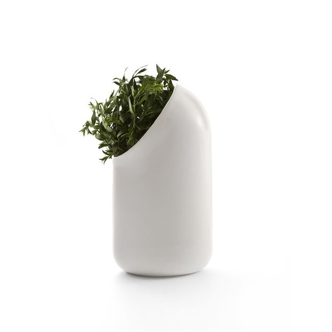 Vase aus Keramik-ô vase Ionna Vautrin  Weiß