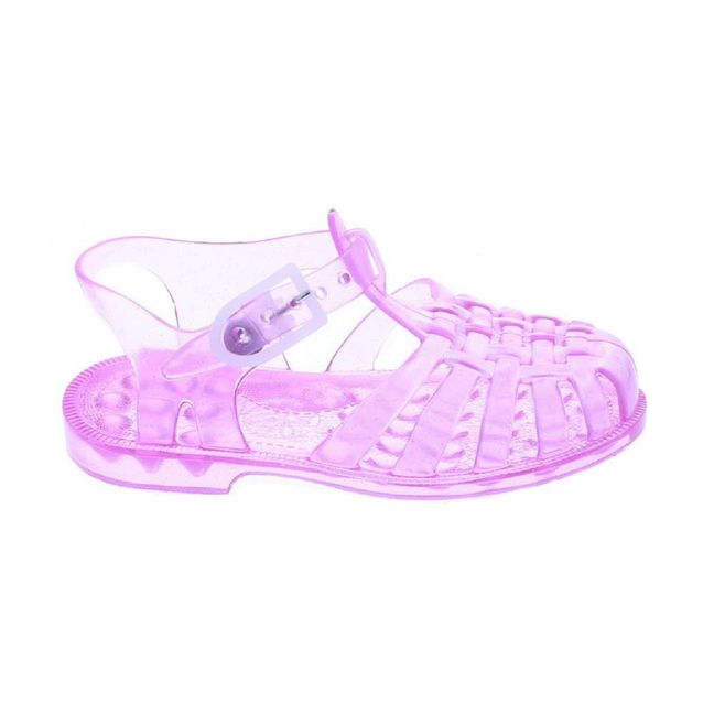 Sun Sequined Jelly Shoes | Pink