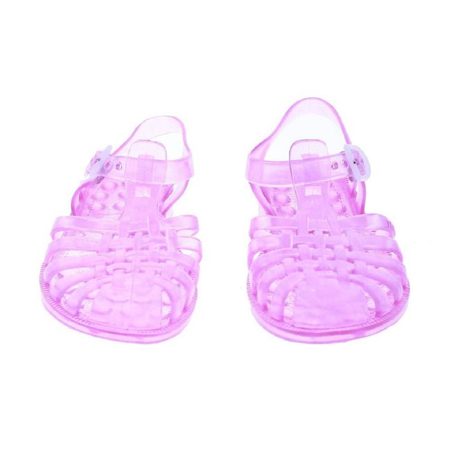 Sun Sequined Jelly Shoes Pink