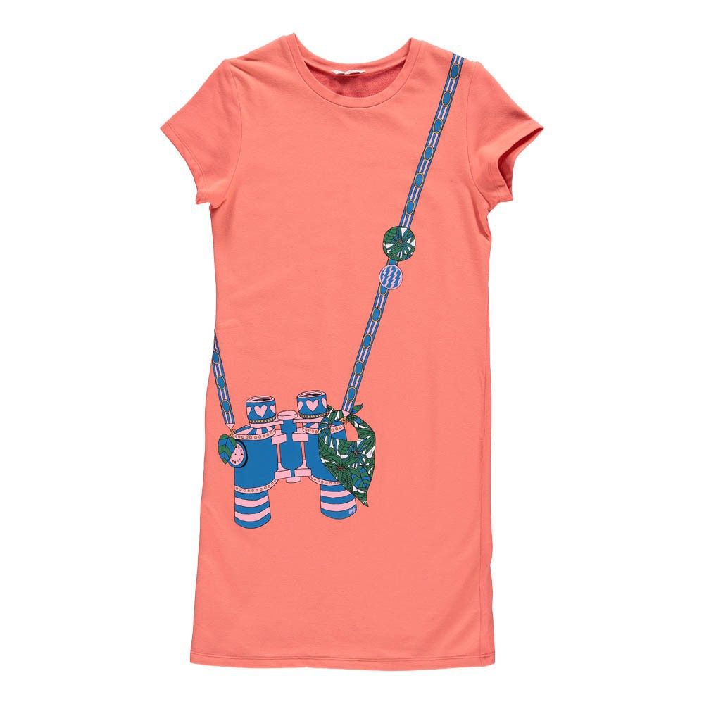 Little Marc Jacobs - Robe Trompe L'Å’il Jumelles - Fille - Corail