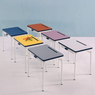 Les Gambettes Ufficio bambino Régine - Grigio-listing