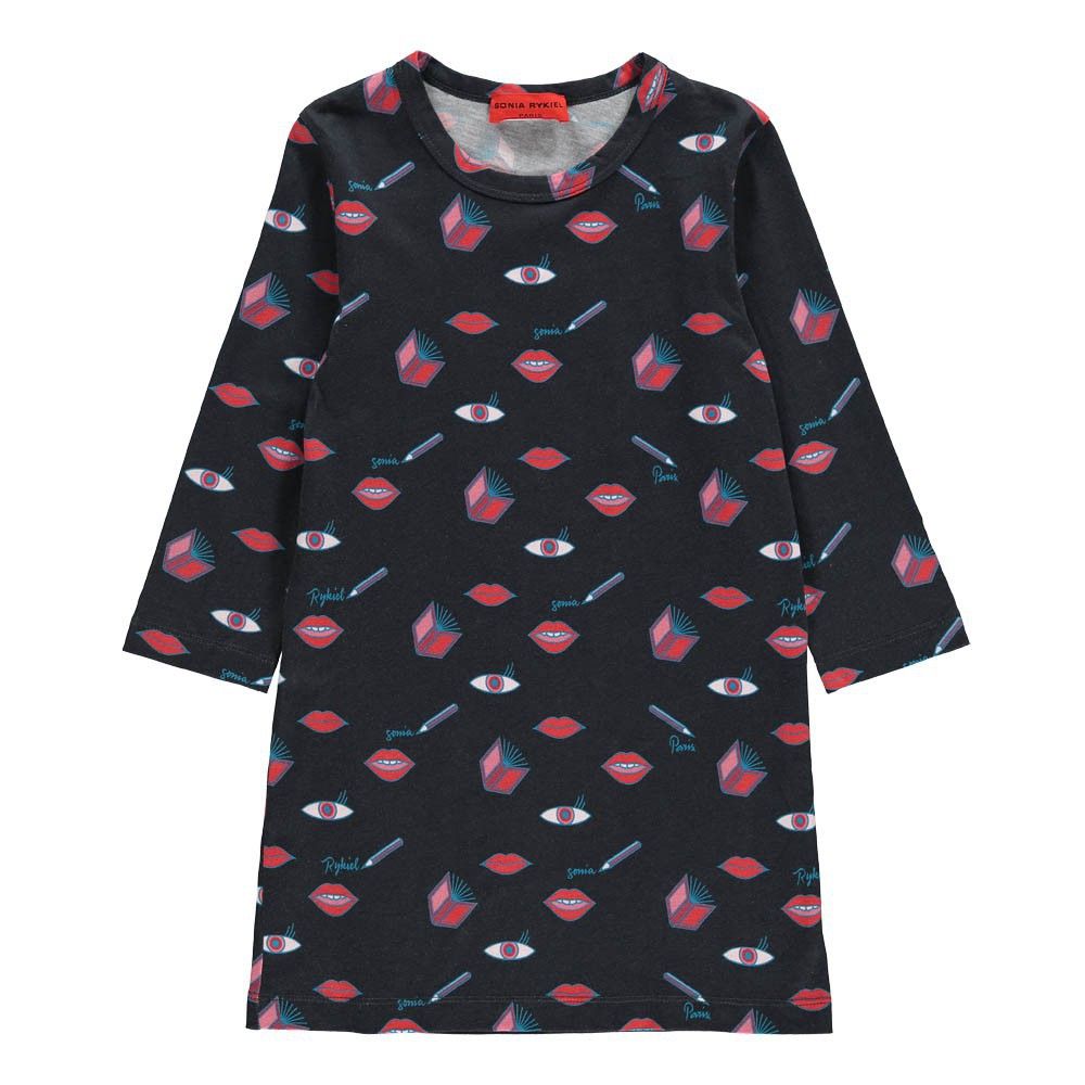 Rykiel enfant - Robe Bouches - Fille - Noir