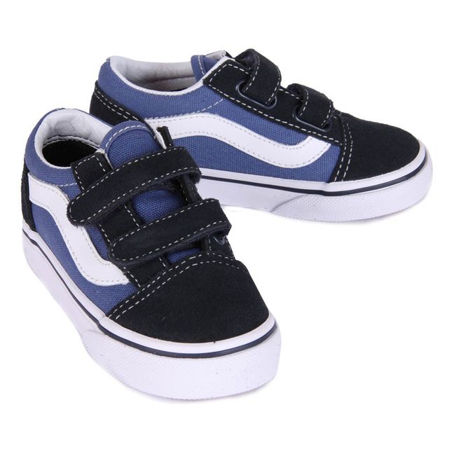 Zapatillas Velcro Old Skool | Azul Marino