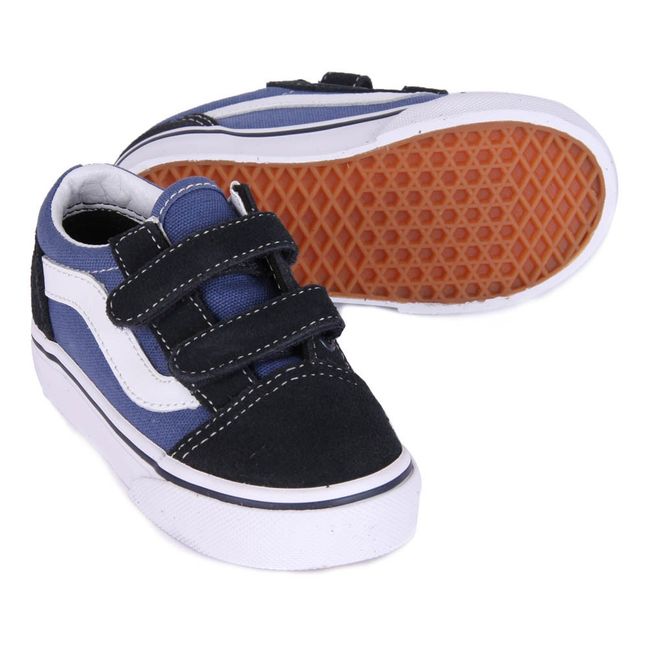 Zapatillas Velcro Old Skool | Azul Marino
