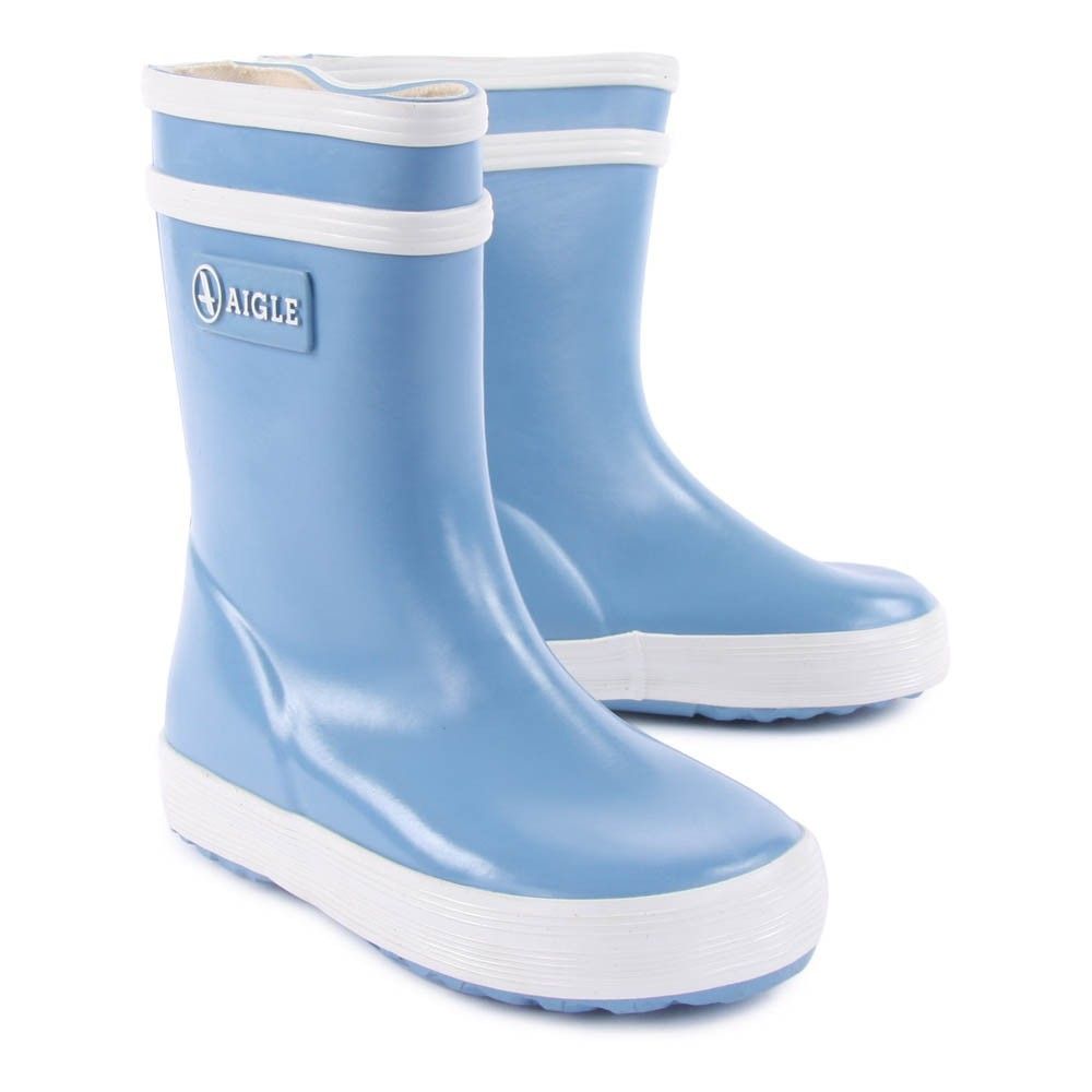 Aigle Baby Flac Rain Boots Light blue Smallable