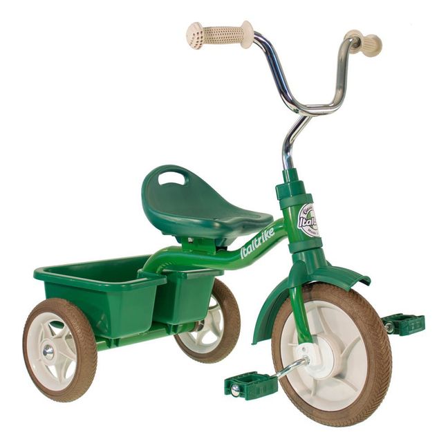 Triciclo con cestas de transporte | Verde