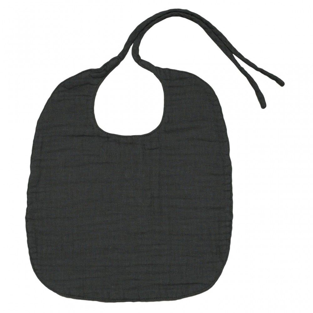 Numero 74 - Bavoir rond - Dark Grey S021