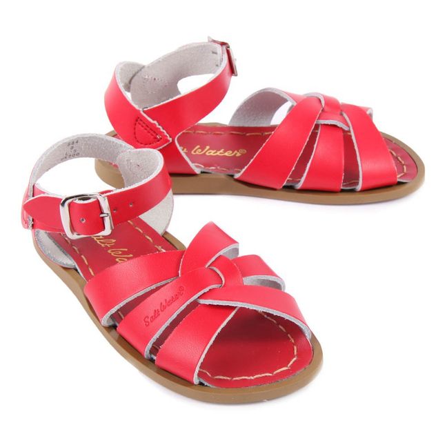 Sandalen Waterproof aus Leder Original  | Rot